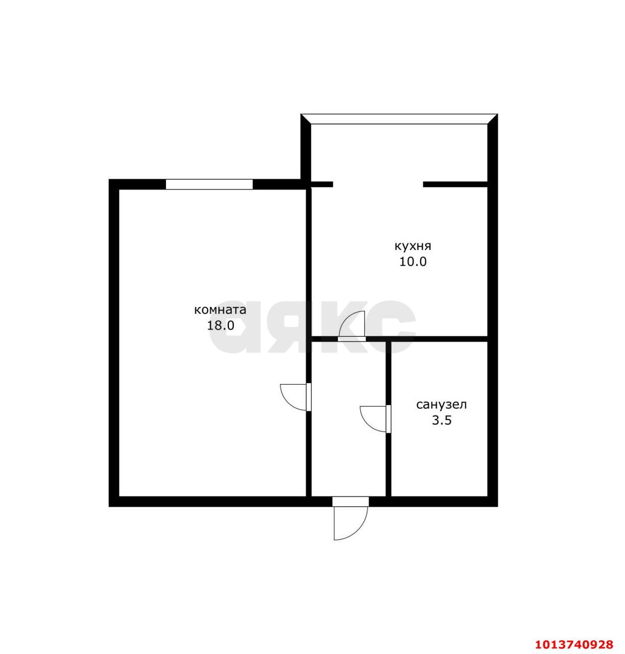 Фото №13: 1-комнатная квартира 35 м² - Берёзовый, Витаминкомбинат, 7/36к1