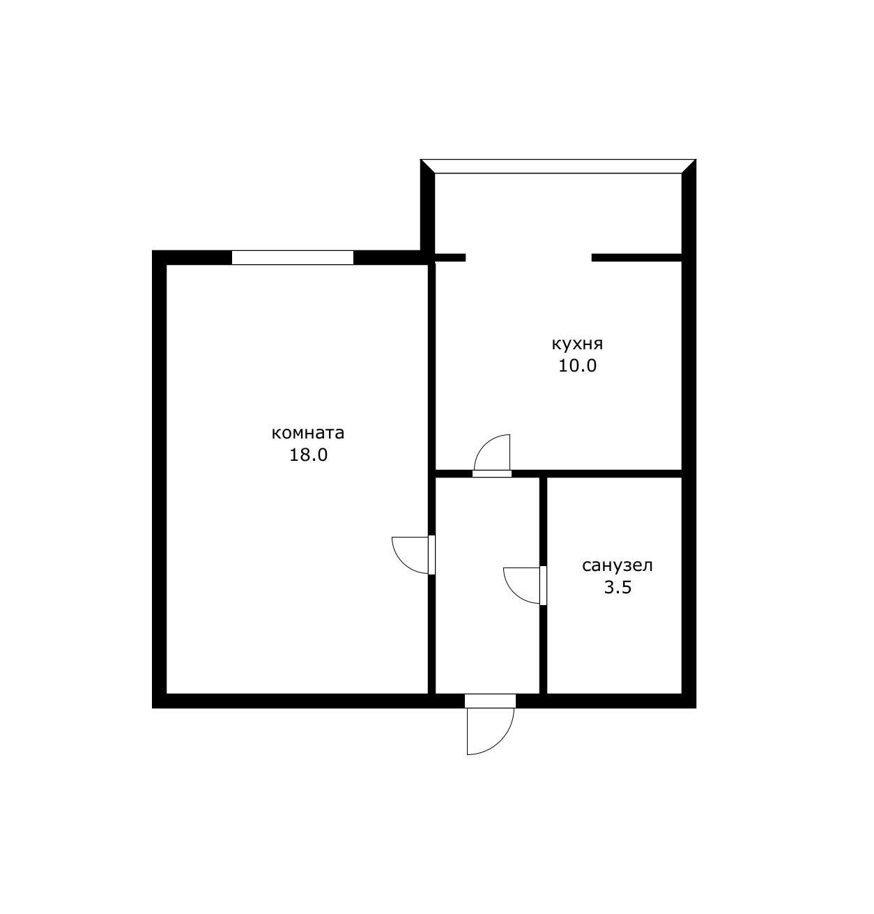 Фото №13: 1-комнатная квартира 35 м² - Берёзовый, Витаминкомбинат, мкр. Прикубанский внутригородской округ, 7/36к1
