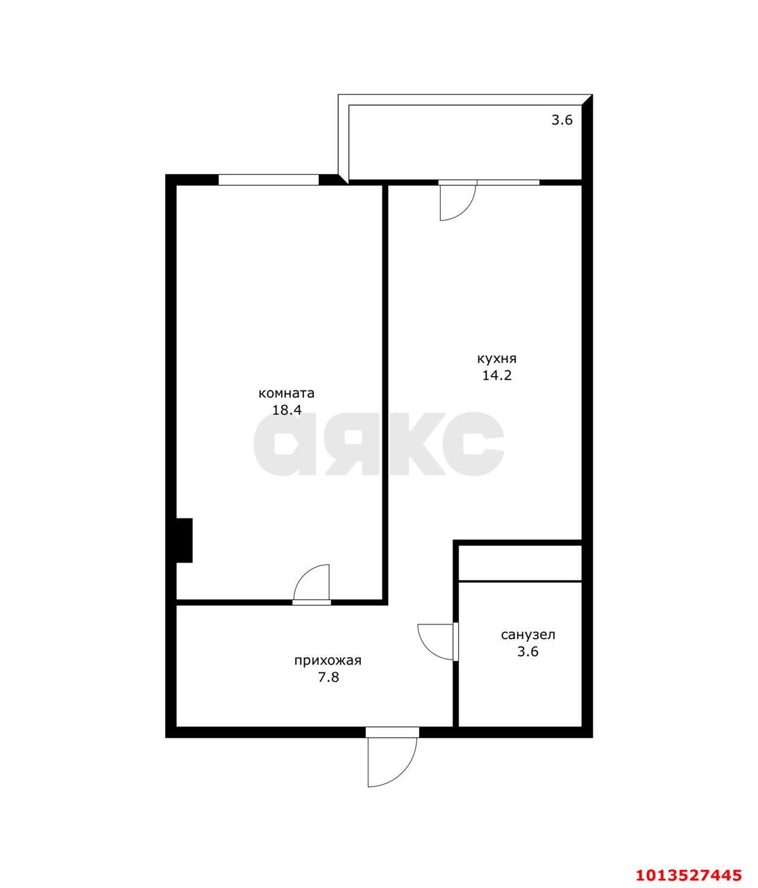 Фото №15: 1-комнатная квартира 50 м² - Краснодар, жилой комплекс Восточный Парк, ул. имени Дмитрия Благоева, 29к3