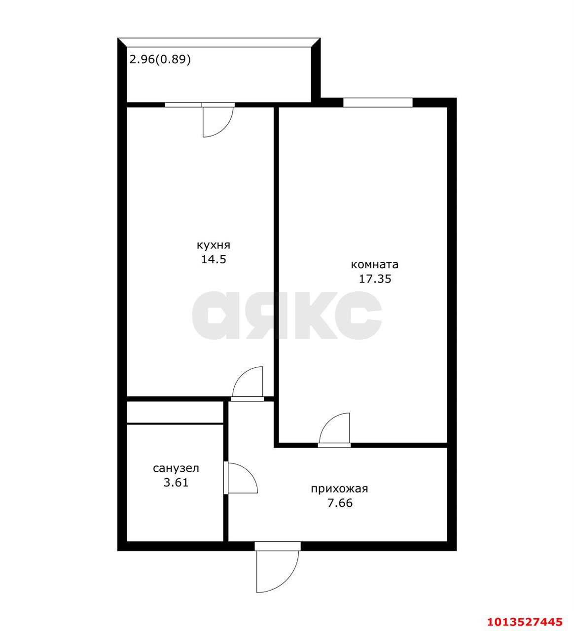 Фото №14: 1-комнатная квартира 50 м² - Краснодар, жилой комплекс Восточный Парк, ул. имени Дмитрия Благоева, 29к3