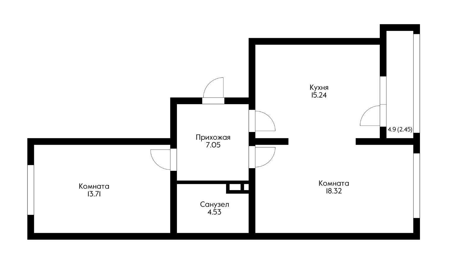 Фото №9: 2-комнатная квартира 65 м² - Краснодар, Прикубанский внутригородской округ, мкр. жилой комплекс Новелла, ул. Питерская, 40к3