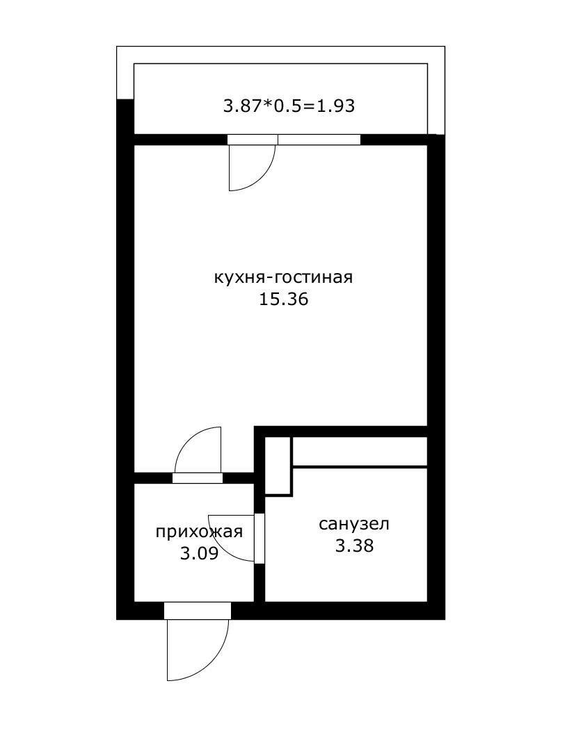 Фото №1: Студия 24 м² - Краснодар, Прикубанский внутригородской округ, мкр. жилой комплекс Облака, ул. имени Генерала Корнилова, 10
