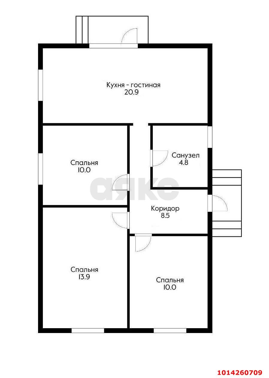 Фото №6: Дом 84 м² + 2.5 сот. - Южный, коттеджный  Южная столица, ул. Тихорецкая, 36