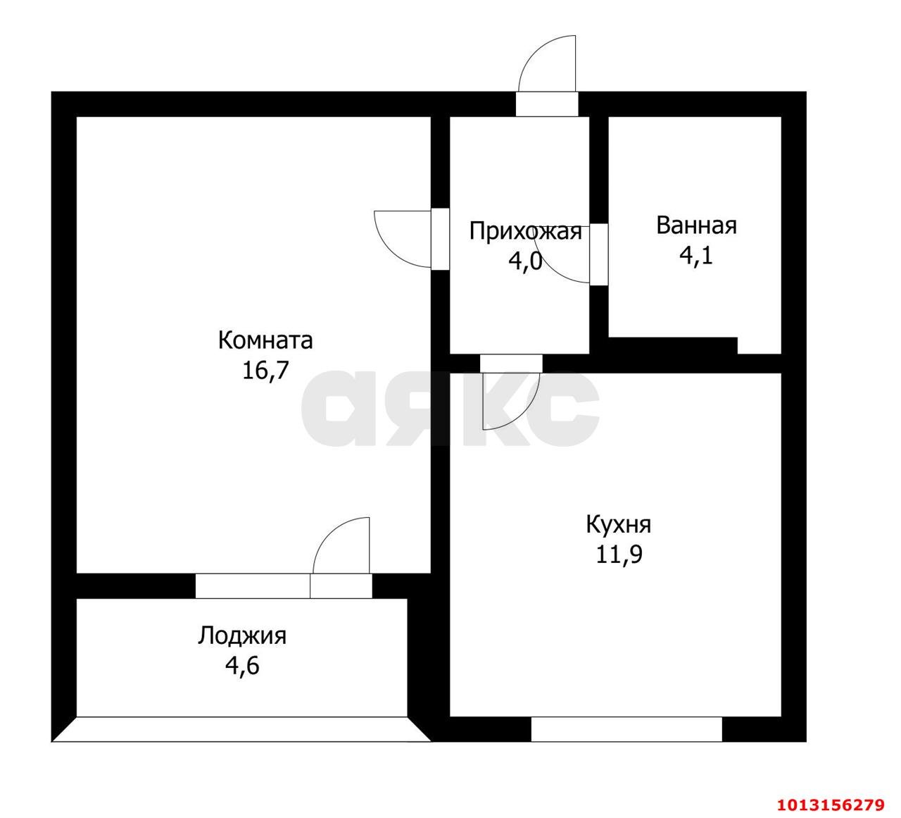 Фото №14: 1-комнатная квартира 41 м² - Краснодар, жилой комплекс Феникс, ул. имени В.Н. Мачуги, 4/2