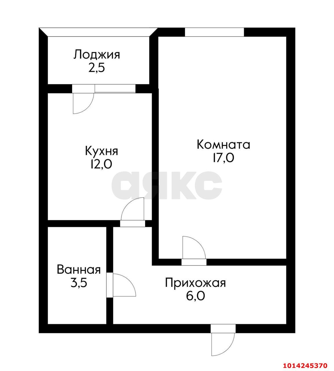 Фото №15: 1-комнатная квартира 41 м² - Краснодар, Музыкальный, ул. имени Сергея Есенина, 108/1к2