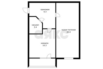Фото №3: 1-комнатная квартира 45 м² - Краснодар, мкр. Музыкальный, ул. Суздальская, 11