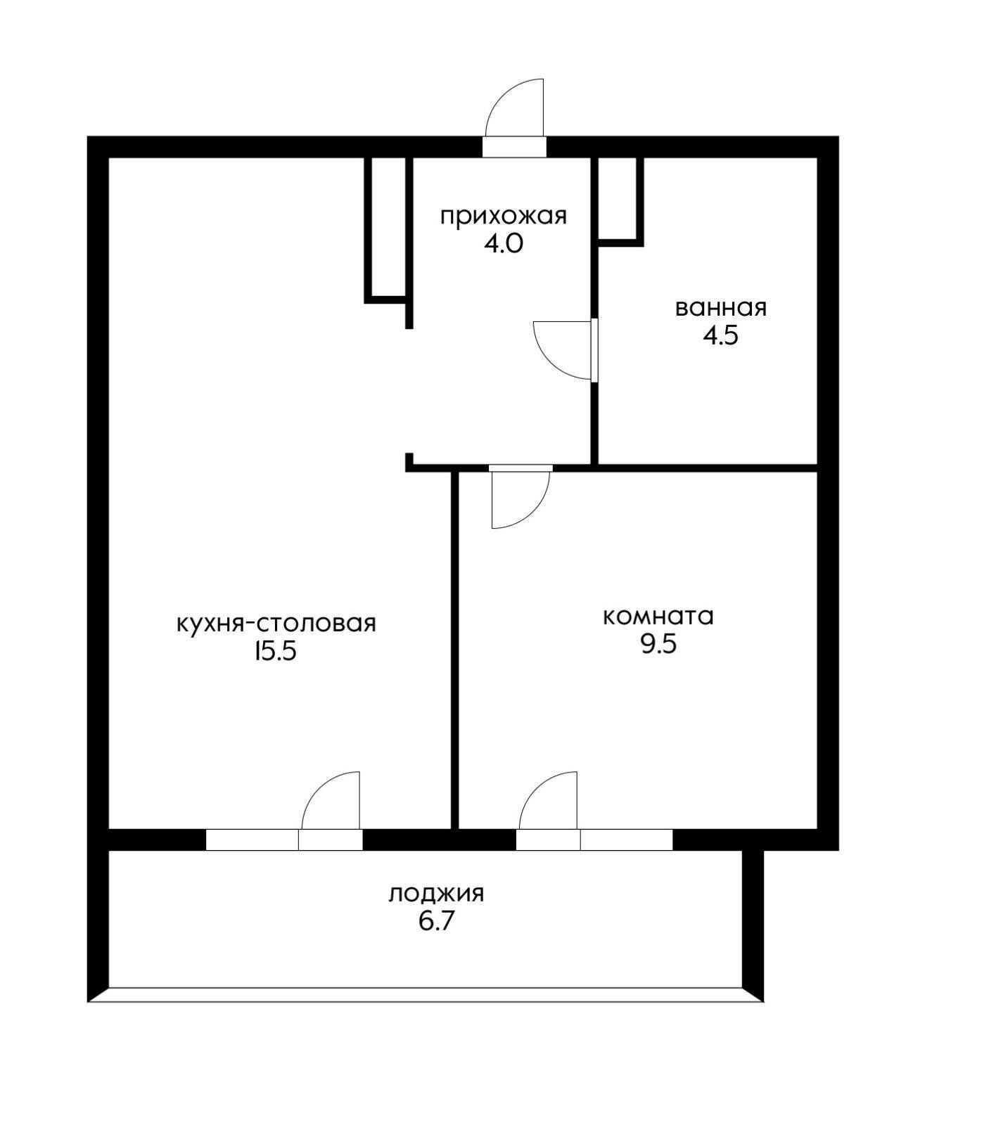 Фото №10: 1-комнатная квартира 40 м² - Краснодар, жилой комплекс Стрижи, Карасунский внутригородской округ, мкр. Гидростроителей, ул. Автолюбителей, 1Г