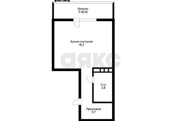 Фото №4: Студия 24 м² - Краснодар, мкр. жилой комплекс Южане, ул. Даниила Смоляна, 71