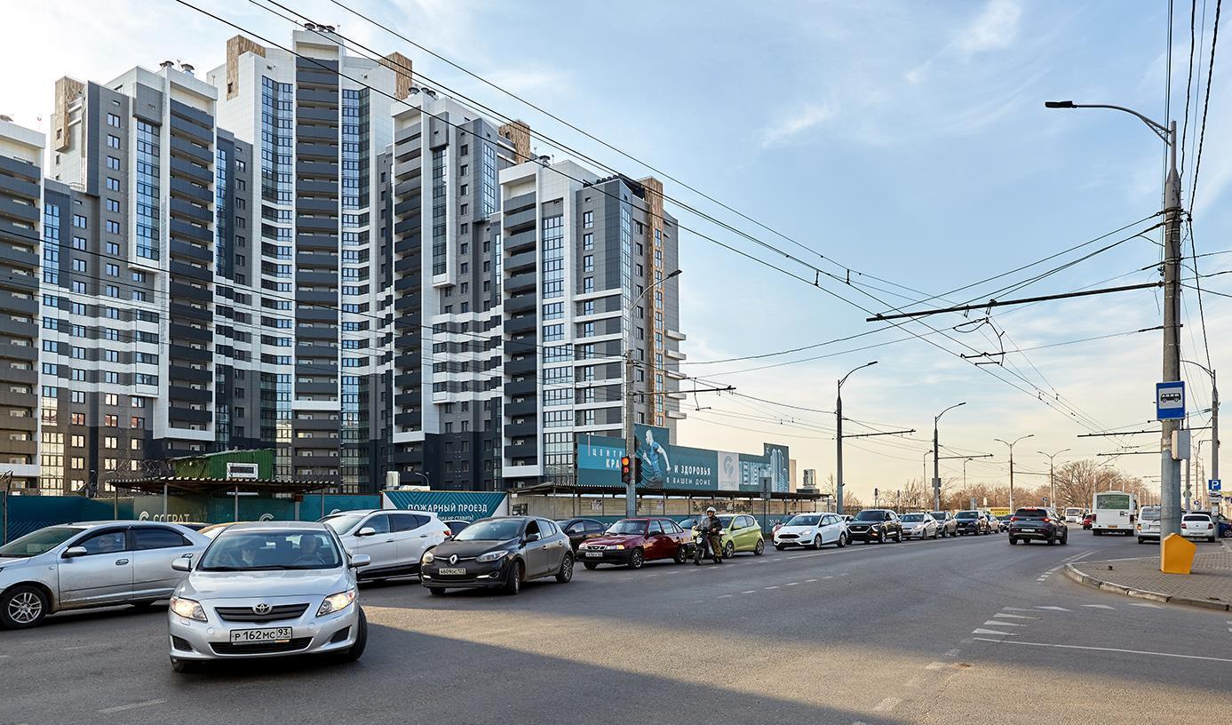 Фото №9: 1-комнатная квартира 40 м² - Краснодар, Прикубанский внутригородской округ, Микрохирургии глаза, мкр. жилой комплекс Сограт, ул. Красных Партизан, 4/15