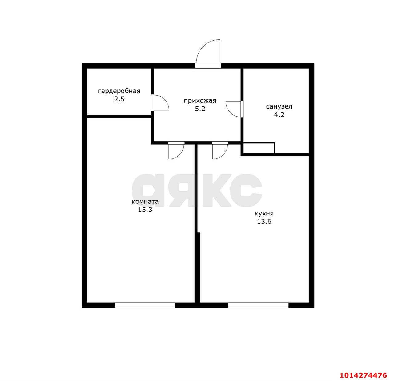 Фото №1: 1-комнатная квартира 40 м² - Краснодар, Парк Победы, ул. имени Героя Дангиреева, 2