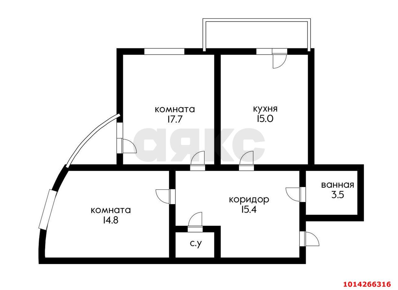Фото №13: 2-комнатная квартира 75 м² - Краснодар, Западный внутригородской округ, ул. Кожевенная, 60
