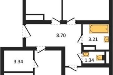 Фото №1: 3-комнатная квартира 85 м² - Краснодар, мкр. Музыкальный, ул. Российская, 257/7