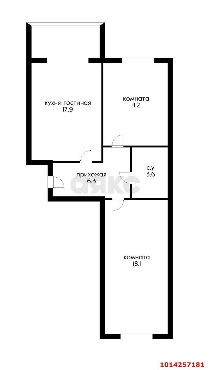 Фото №10: 2-комнатная квартира 56 м² - Краснодар, Новый, ул. Хлебосольная, 16