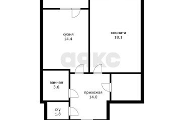 Фото №2: 2-комнатная квартира 90 м² - Краснодар, мкр. Черёмушки, ул. Вишняковой, 1/23к2