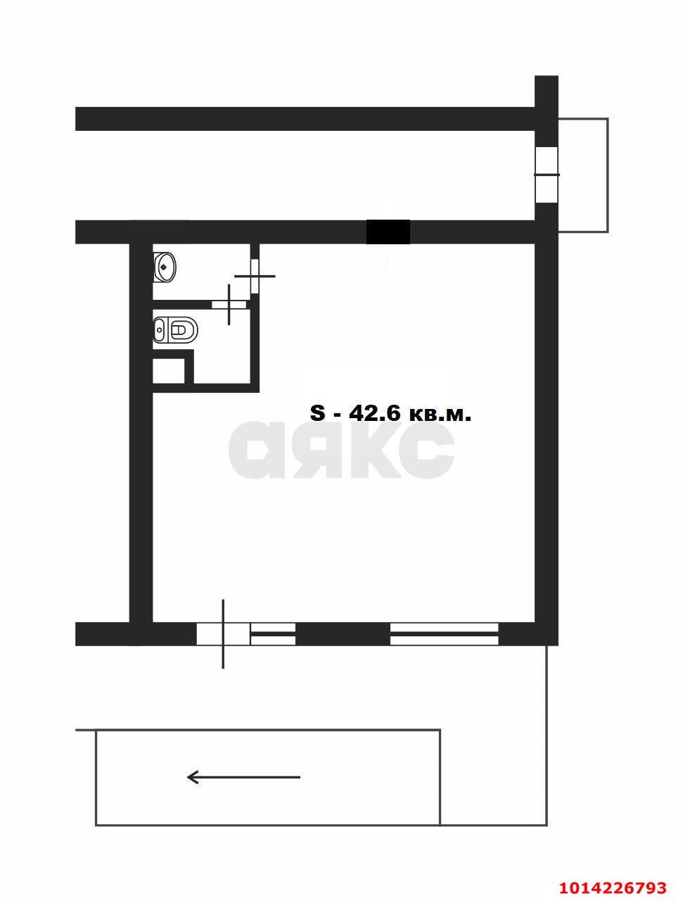 Фото №5: Торговое помещение 40 м² - Краснодар, жилой комплекс Премьера, ул. Автолюбителей, 1/7к1