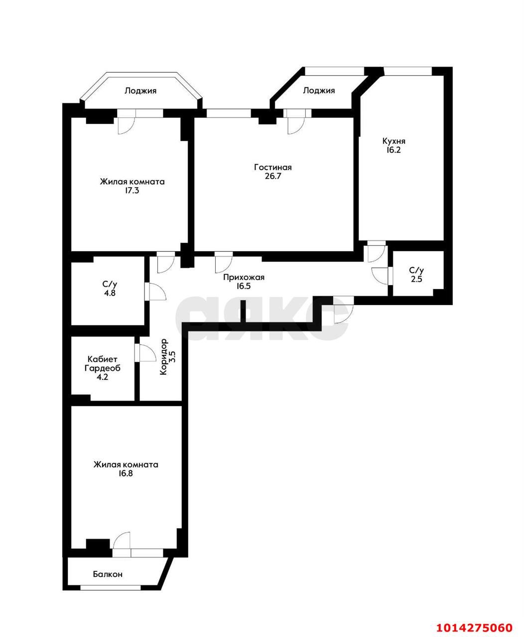 Фото №8: 3-комнатная квартира 118 м² - Краснодар, Центральный, ул. Кубанская Набережная, 58