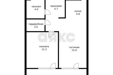 Фото №5: 1-комнатная квартира 44 м² - Краснодар, мкр. жилой комплекс Титаны, б-р Адмирала Пустошкина, 11