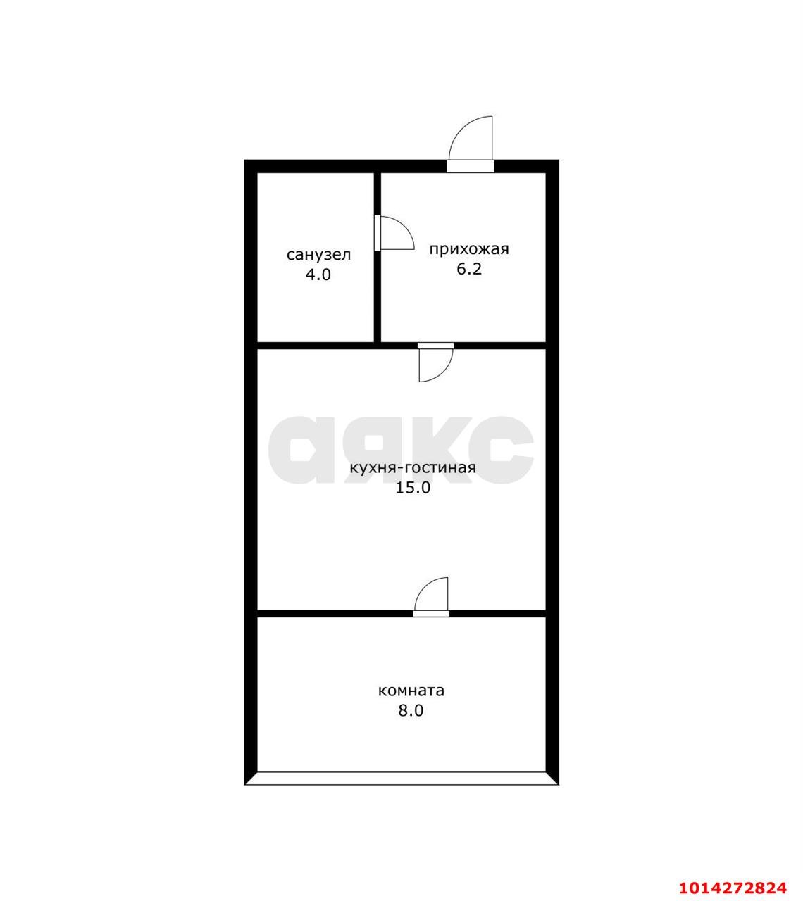 Фото №10: 1-комнатная квартира 35 м² - Краснодар, Солнечный, ул. имени Симиренко, 71к2