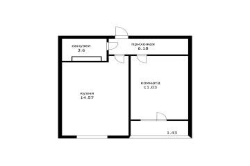 Фото №1: 1-комнатная квартира 34 м² - Краснодар, мкр. Карасунский внутригородской округ, ул. Владимира Жириновского, 1к1
