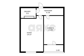 Фото №1: 1-комнатная квартира 36 м² - Краснодар, мкр. жилой комплекс Смородина, ул. имени Владимира Жириновского, 1к1