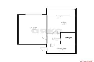 Фото №1: 1-комнатная квартира 42 м² - Энем, ул. Чкалова, 20
