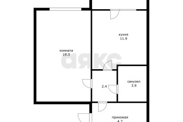 Фото №1: 1-комнатная квартира 42 м² - Энем, ул. Чкалова, 20