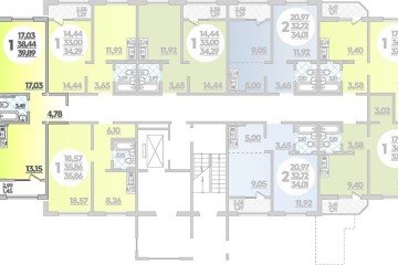 Фото №5: 1-комнатная квартира 39 м² - Берёзовый, мкр. жилой комплекс Молодёжный-2, ул. имени Профессора Малигонова, 42/2к1