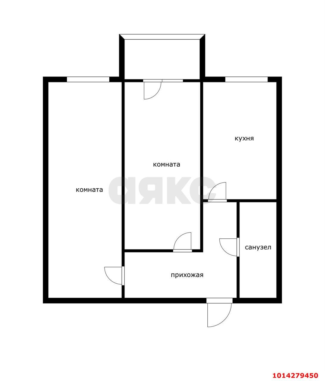 Фото №14: 2-комнатная квартира 55 м² - Новая Адыгея, жилой комплекс Родной Дом, ул. Бжегокайская, 31/2к1