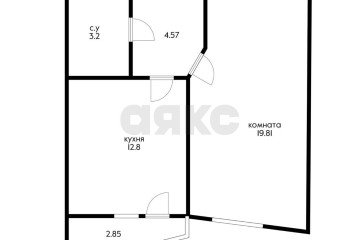 Фото №1: 1-комнатная квартира 44 м² - Краснодар, мкр. жилой комплекс Гарантия, ул. Восточно-Кругликовская, 42/3к2