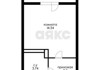 Фото №2: Студия 21 м² - Краснодар, мкр. жилой комплекс Ural, ул. Уральская, 87/7