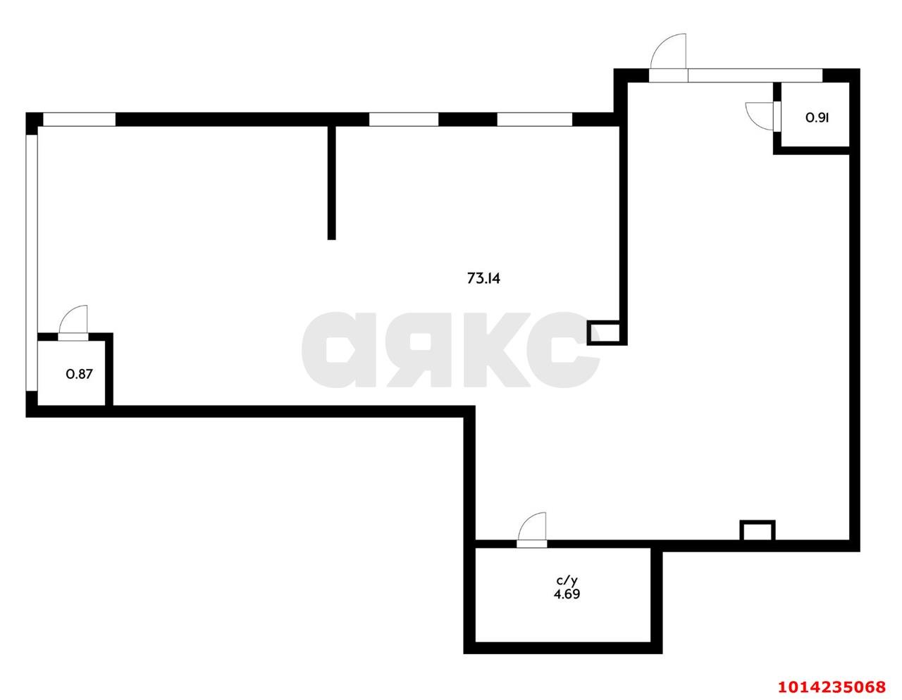Фото №2: Торговое помещение 81 м² - Краснодар, Образцово, ул. Штурвальная, 8