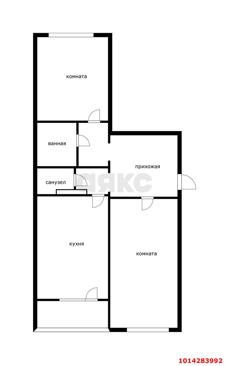 Фото №13: 2-комнатная квартира 64 м² - Краснодар, Пашковский, ул. Фадеева, 429/3