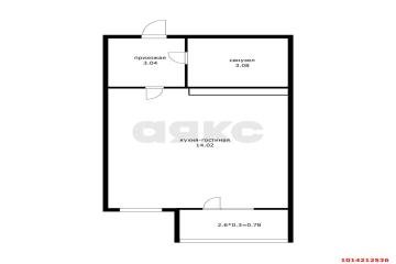 Фото №4: Студия 23 м² - Краснодар, мкр. Музыкальный, ул. Российская, 257/7