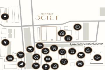 Фото №4: 1-комнатная квартира 35 м² - Краснодар, мкр. Россинского, б-р Адмиралтейский, 1