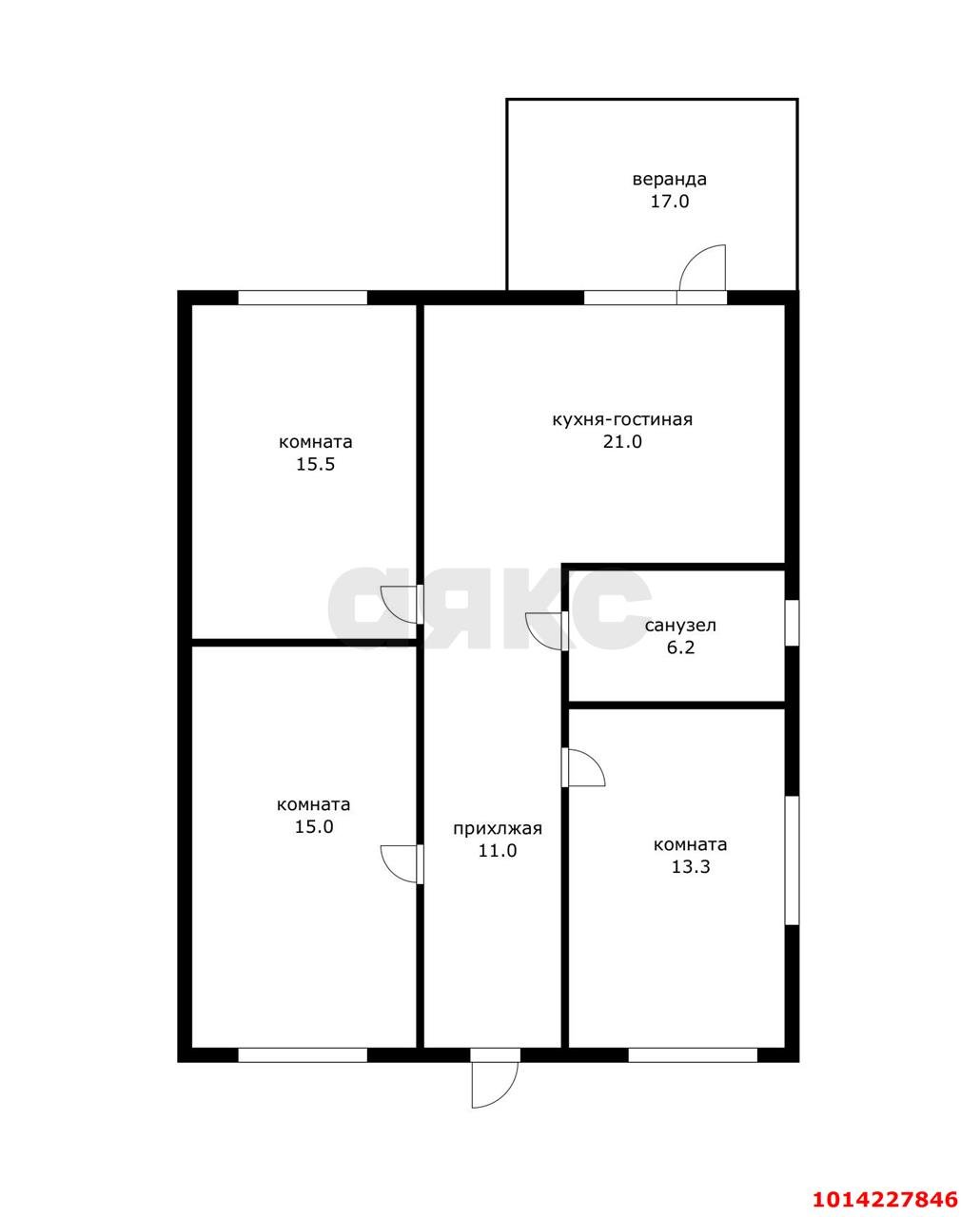 Фото №10: Дом 86 м² + 3 сот. - отделения № 2 СКЗНИИСиВ, Прикубанский внутригородской округ, ул. Малиновая, 17
