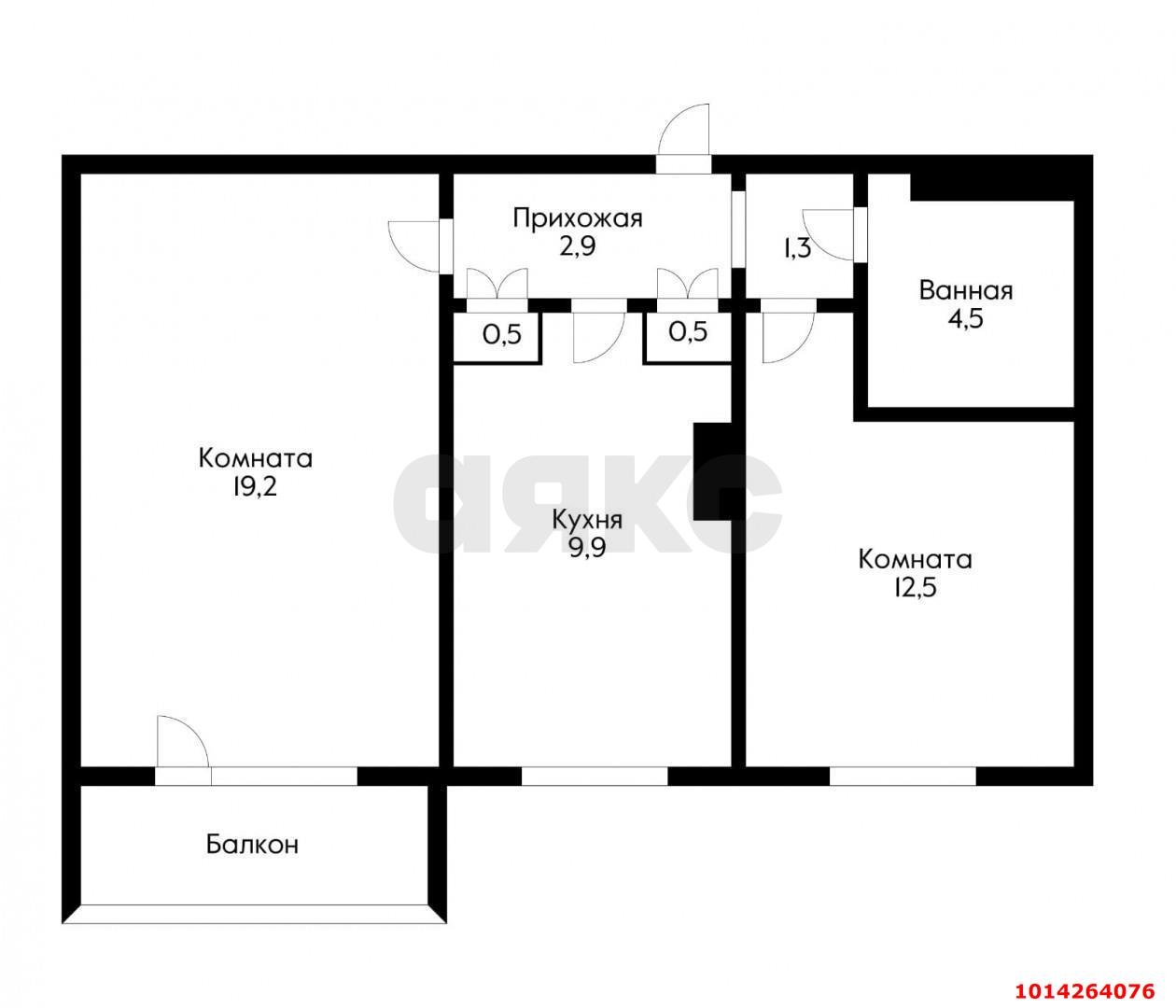 Фото №9: 2-комнатная квартира 54 м² - Краснодар, Гидростроителей, ул. имени Игнатова, 51