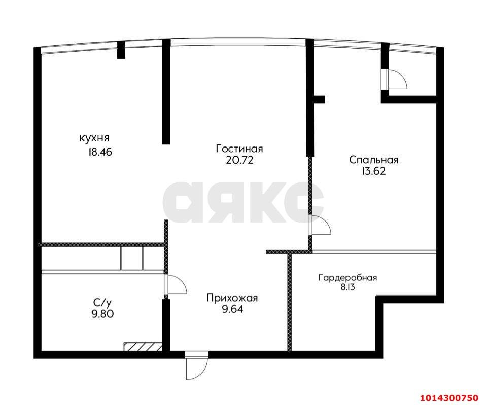 Фото №20: 2-комнатная квартира 74 м² - Краснодар, Центральный, ул. Кубанская Набережная, 39