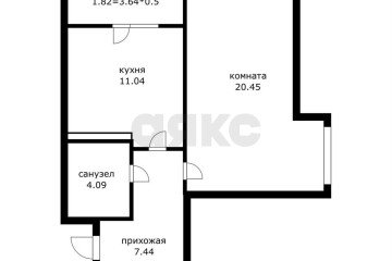 Фото №4: 1-комнатная квартира 45 м² - Краснодар, мкр. жилой комплекс Сограт, ул. Красных Партизан, 4/15