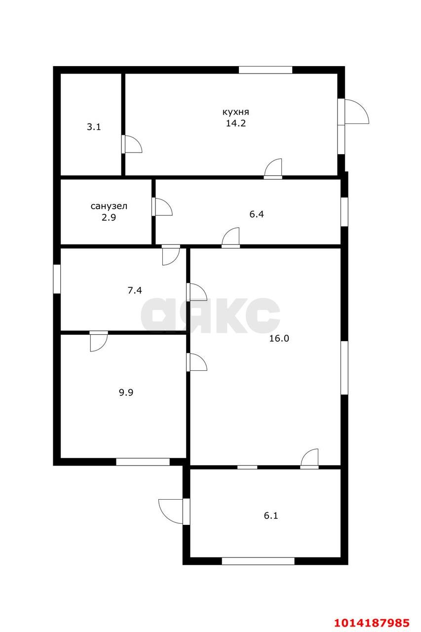 Фото №4: Земельный участок 4.9 сот. - Краснодар, Центральный внутригородской округ, Западный внутригородской округ, мкр. Центральный, пр-д Саратовский, 10