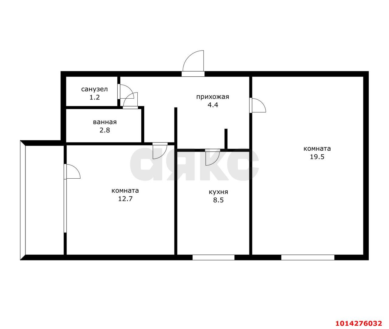 Фото №7: 2-комнатная квартира 56 м² - Краснодар, Комсомольский, ул. Сормовская, 189