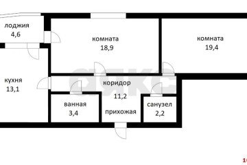 Фото №4: 2-комнатная квартира 72 м² - Краснодар, мкр. Гидростроителей, пр-д Курортный, 5