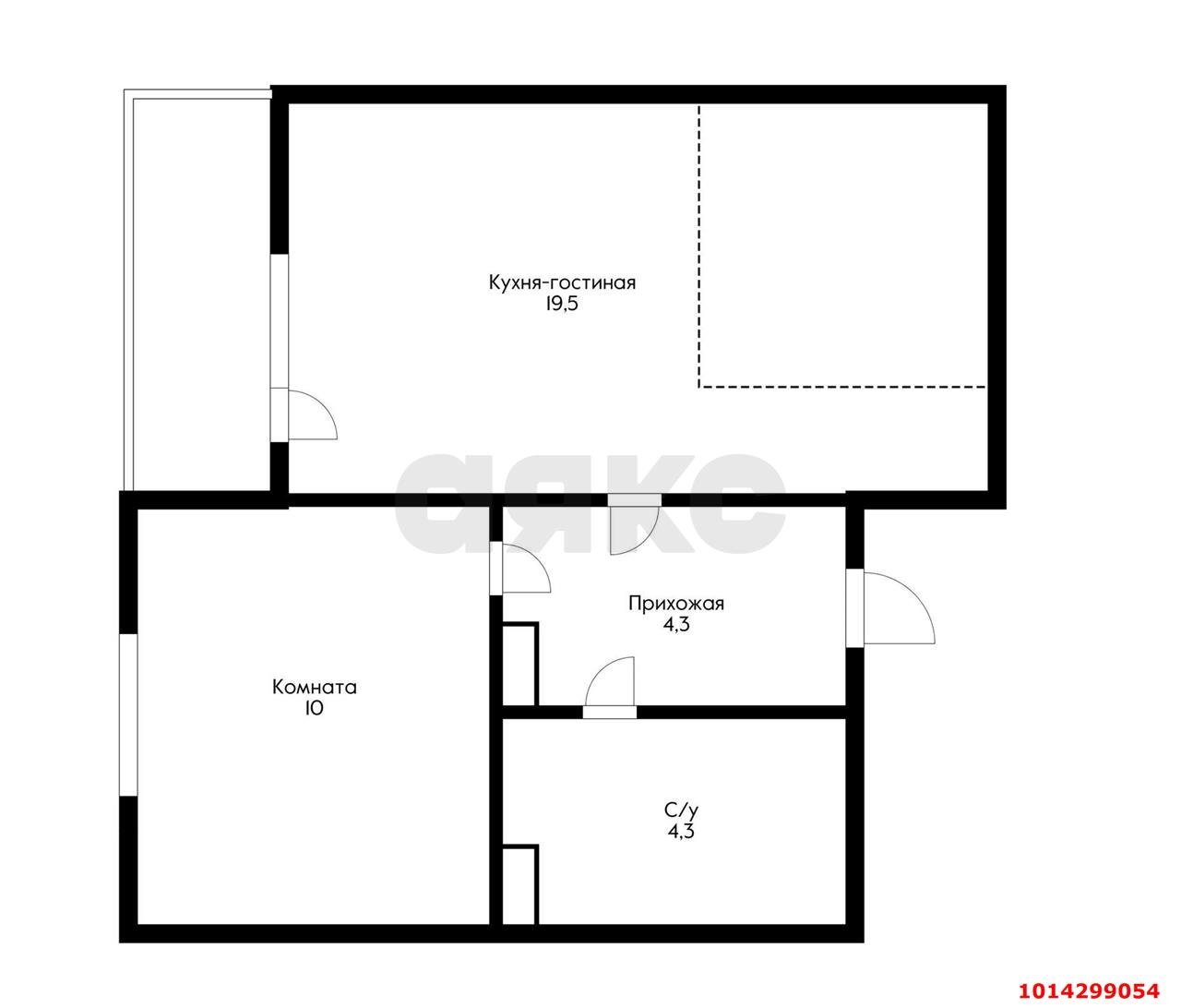 Фото №8: 2-комнатная квартира 42 м² - Краснодар, Восточно-Кругликовский, ул. Черкасская, 62/1