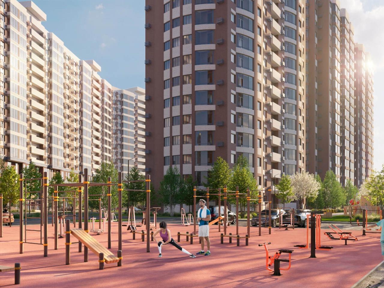 Фото №8: 1-комнатная квартира 44 м² - Краснодар, Прикубанский внутригородской округ, имени Петра Метальникова, мкр. ЖК Лучший, ул. Ростовское шоссе, 30/7к1