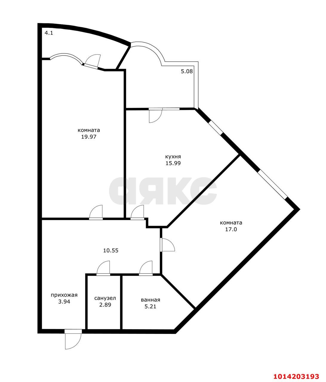 Фото №20: 2-комнатная квартира 84 м² - Краснодар, ул. Шоссе Нефтяников, 18к2