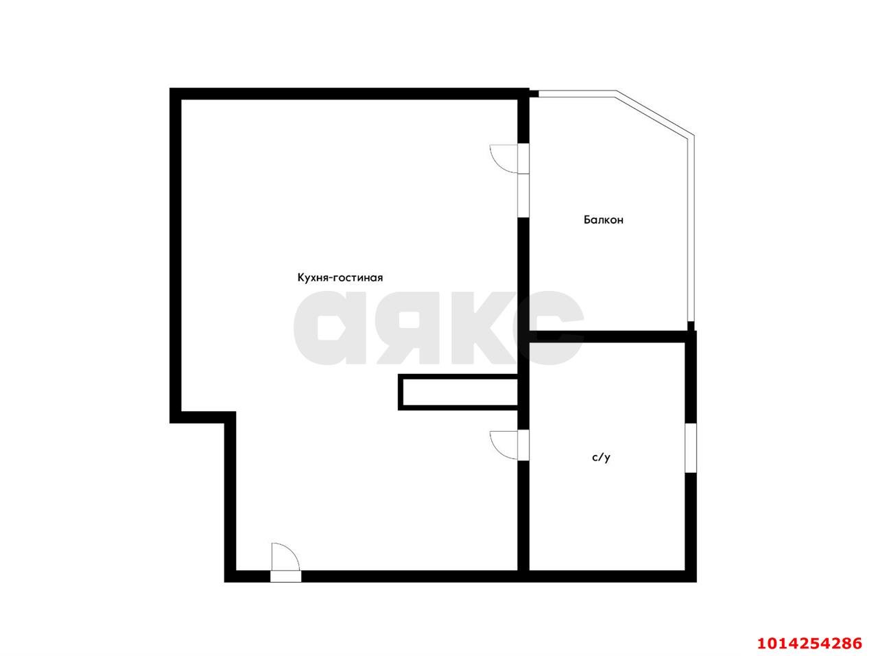 Фото №8: Студия 25 м² - Краснодар, Славянский, ул. Красных Партизан, 1/4к21