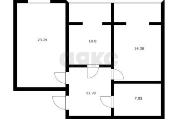Фото №1: 2-комнатная квартира 77 м² - Краснодар, мкр. Камвольно-суконный Комбинат, ул. Камвольная, 3
