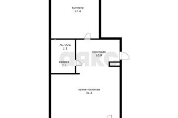 Фото №2: 2-комнатная квартира 77 м² - Краснодар, мкр. Достояние, ул. Конгрессная, 31