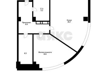 Фото №5: 2-комнатная квартира 65 м² - Краснодар, мкр. жилой комплекс Гранд Пэлэс, ул. Уральская, 75/6