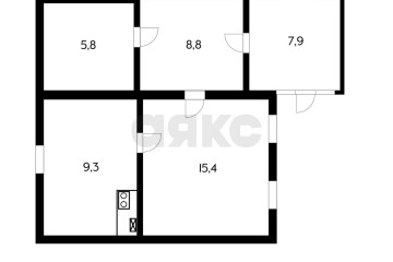 Фото №4: Часть дома 97 м² - Пластуновская, 