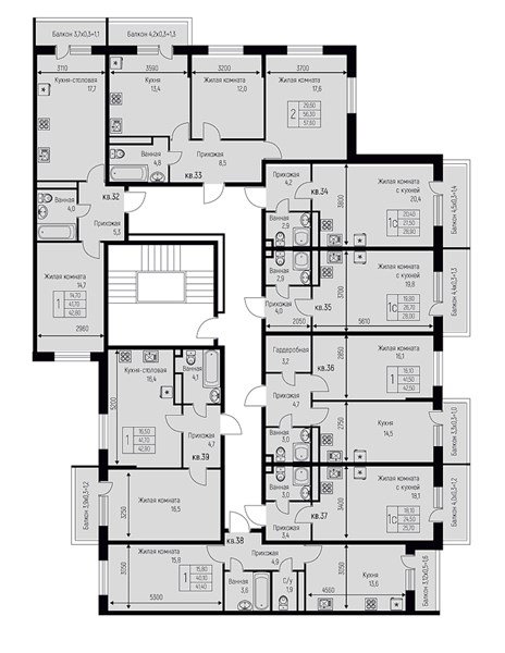 Фото №8: Студия 28 м² - Берёзовый, Прикубанский внутригородской округ, Прогресс, жилой комплекс Прогресс, мкр. жилой комплекс Нова Вита, ул. имени А.Н. Лодыгина, 6к23